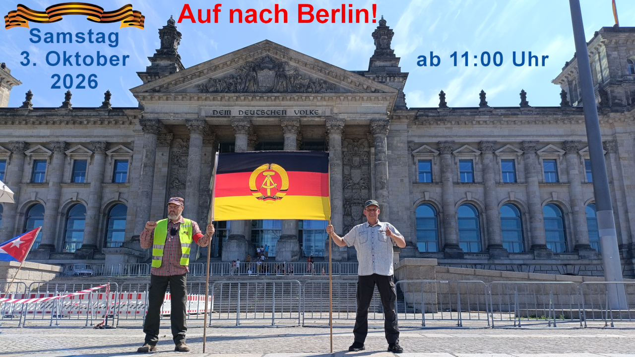 Auf nach Berlin am 03.10.2026